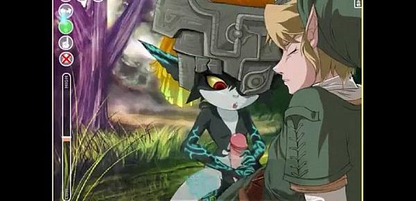  Midna fucks Link and he Fails into a Wolf for her